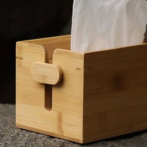 กล่องใส่กระดาษทิชชูไม้สุดหรูสำหรับตกแต่งบ้าน - Product Image 3