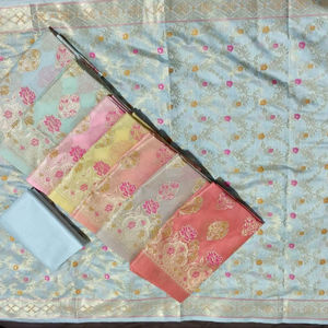 Traje de Seda Pura Banarasi - Product Image 1