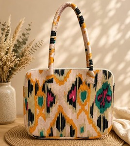 Handmade <b>Laptop</b> <b>Bags</b> High Quality Business Portfolio Quilted Cotton Shoulder Bga <b>Sleeve</b> Zipper Closure Fashion Soft Daily - Product Image 1