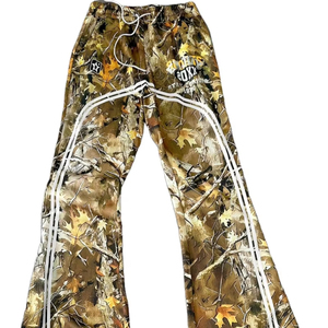 Winter <b>Joggers</b> Women Sweatpants Sports Casual <b>Stacked</b> Hunting Printing Pants Drawstring High Waist Trousers Sweat Pants - Product Image 1