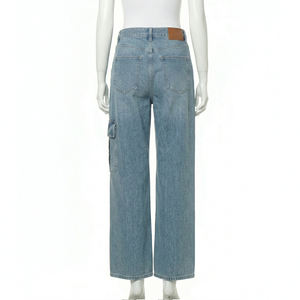 Pantalones Vaqueros Cargo Ajustados para Mujer, Estilo Urbano, con Múltiples Bolsillos, Desgastados, para Invierno, Nueva Colección - Product Image 6