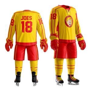 Uniforme de Hockey sobre Hielo al por Mayor con Impresión por Sublimación y Bordado |   Proveedor OEM de Pantalones Deportivos Personalizados - Product Image 1