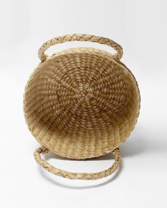 Panier rond en jonc de mer pour fruits, panier de rangement fait main, vente en gros, écologique, fabriqué au Vietnam - Product Image 5