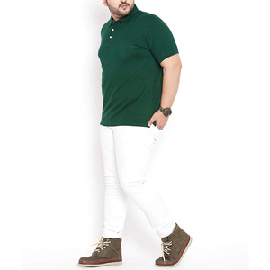 Chemise polo en coton pour homme, extensible, séchage rapide, respirante, décontractée, unie, avec impression ou broderie de logo personnalisé - Product Image 1