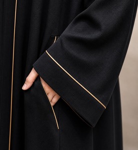 Most Selling Fashionable Abaya Modest Islamic <b>Long</b> <b>Dress</b> With <b>Long</b> Sleeves Loose Fit Design <b>For</b> Muslim Women Daily <b>For</b> Sale - Product Image 4