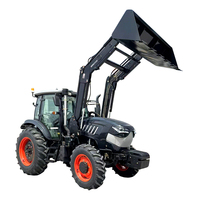 Tracteur agricole puissant 50 CV 4x4 4WD avec moteur diesel YTO et boîte de vitesses à transmission automatique, économie d'énergie pour l'agriculture