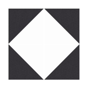 Collection monochrome de carreaux en porcelaine 300x300 mm, design moderne noir et blanc pour murs et sols de cuisine et salle de bain - Product Image 3