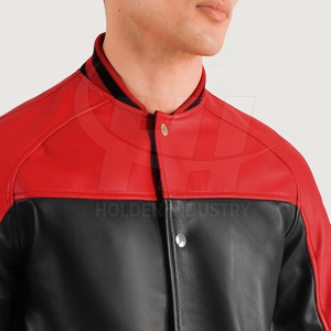 Elegant Style <b>Leather</b> Baseball <b>Jacket</b> Premium Finish <b>Leather</b> Baseball <b>Jacket</b> Casual Wear <b>Leather</b> Baseball <b>Jacket</b> - Product Image 6
