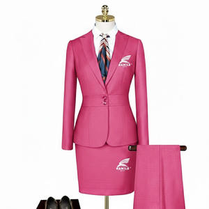 Trajes Elegantes Estilo Vintage Personalizados OEM 2026 para Mujeres de Tallas Grandes, para Eventos Formales, Negocios e Iglesia, con Posición para Logotipo Frontal - Product Image 6