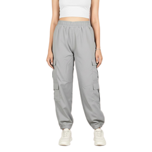 Pantalones Cargo Holgados de Pierna Ancha para Mujer, Estilo Urbano, con Logotipo Personalizado, Prendas de Moda para Damas, Ropa Urbana - Product Image 1