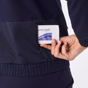 ชุดยูนิฟอร์มพยาบาลผ้าเนื้อนุ่มระบายอากาศซักได้ ยืดหยุ่น ใส่สบาย ป้องกันริ้วรอย สำหรับขายส่ง - Product Image 6