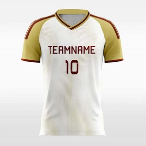 Camisetas de fútbol de poliéster personalizables de alta calidad con impresión por sublimación de logotipo, cantidad mínima de pedido baja. - Product Image 2