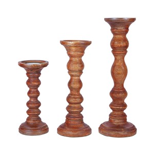 Porte-bougies en bois de Sheesham faits à la main, vente en gros |   Design de Moradabad Jodhpur - Product Image 1