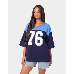 Wholesale Women's Oversized Casual <b>T</b> <b>Shirt</b> Cotton Polyester Streetwear Tee Custom Logo Private Label Clothing Manufacturer - Product Image 3