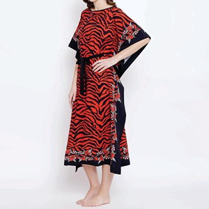 Caftán Marroquí Premium para Mujer, Corte Holgado, Manga Larga, Vestido Maxi Islámico Tradicional - Product Image 4
