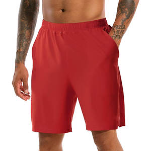 Design Your Own Logo Double <b>Layer</b> Men Fleece Shorts Solid Casual <b>Mid</b> Quick Dry Breathable Eco-Friendly Best Selling - Product Image 1