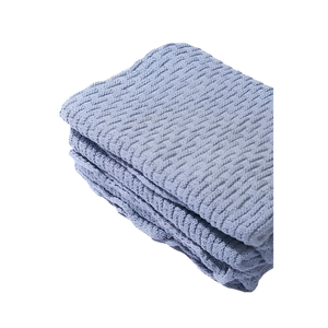 Rouleau de chiffons de nettoyage en microfibre bleu et blanc, lingettes de cuisine réutilisables, écologiques, vente en gros, fabricant OEM, marque privée - Product Image 5