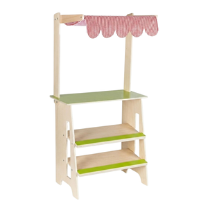 Puesto de Mercado de Juguete de Madera para Niños, Juego de Imitación, Tienda de Comestibles Ecológica y Sostenible, Venta al por Mayor Directa de Fábrica en Vietnam - Product Image 2
