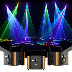 SHEHDS Animation Laser Light 6W <b>RGB</b> Projector for Stage DJ Disco Show with APP DMX ILDA <b>Control</b> - Product Image 1