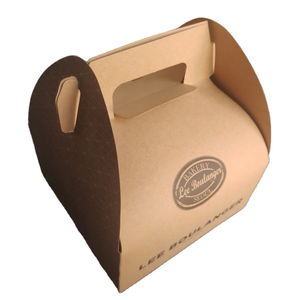 Wholesale Transparent <b>Clear</b> Moon Wedding Cupcake <b>Box</b> with Handle for Bakery Bread and Cake Packaging - Product Image 2