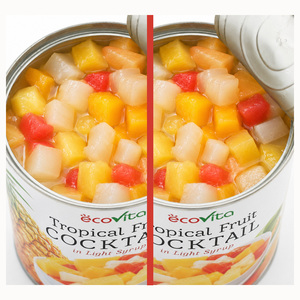 Top Selling Made In Vietnam Top Notch Quality Best Price Canned Mixed Tropical Fruits Packed in A10 Can - Product Image 3