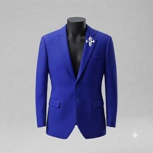 Traje de Pantalón y Chaqueta de Terciopelo Estilo Italiano para Hombre, Antiarrugas, Transpirable, Cierre de Botones, Diseño Plano Frontal, Viscosa/Poliéster - Product Image 6