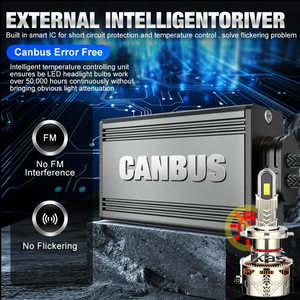 Fábrica al por mayor 180W H1 H3 H4 H7 H11 9005 HB3 9006 HB4 Auto Led bombilla coche faro Plug n Play H13 9004 9007 - Product Image 4