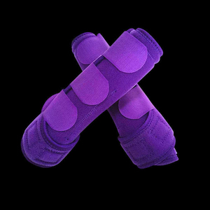 Botas Protectoras para Patas de Caballo, Medicina Deportiva, Botas de Neopreno Transpirables y Ligeras para Carreras Ecuestres - Product Image 2