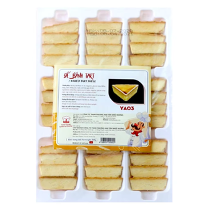 OEM/ODM Baked Tart Direct Wholesale From Manufacture HALAL Bakery Dessert Frozen Baked <b>Egg</b> Tart Shell YA03 468G Sweet Hot Price - Product Image 1