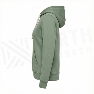 Women Custom Pullover Hoodie Casual Streetwear <b>Drop</b> Shoulder Anti Pilling Breathable Lightweight High Quality Sweatshirt - Product Image 3