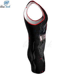 Combinaison de lutte pour hommes, qualité supérieure, extensible, vêtements de lutte personnalisés, vêtements de sport d'équipe pour athlètes professionnels - Product Image 5