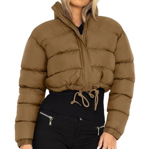 Oversized fit Women's Short <b>Puffer</b> Coat Ladies <b>Cropped</b> Bubble <b>Jacket</b> Custom Clothing Factory Women Casual wear Wholesale Supply - Product Image 5