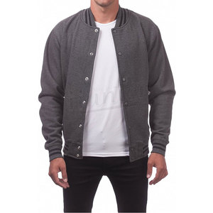 <b>Varsity</b> <b>Jacket</b> Satin Letterman <b>Bomber</b> Rib Knit Collar Cuffs Chenille Detail Premium Lifestyle Contemporary For Men <b>Women</b> - Product Image 3