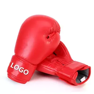 100% Gants de boxe respirants et confortables de haute qualité avec logo personnalisé Gants en cuir faits à la main imperméables - Product Image 5