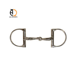 Bocado para caballo con anillo en D, de alambre doblemente trenzado, pulido. Todos los bocados para caballo disponibles. - Product Image 6