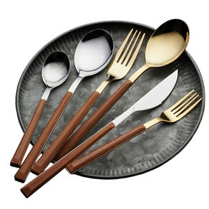 Juego de cubiertos de acero inoxidable de la mejor calidad, diseño elegante, juego de cubiertos clásico de acero para cocina y comedor modernos - Product Image 4