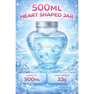 High Quality 500ml PET Plastic Clear Jar with 55mm Twist Cap for Beverage Packaging for Juice - Product Image 2