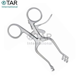 Retractores Weitlaner de Alta Calidad, Instrumentos Médicos Quirúrgicos Veterinarios Beckman, Retractor Autoestático de Acero Inoxidable - Product Image 3