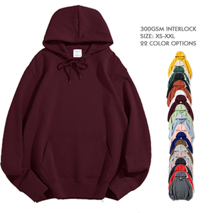 Sweat-shirt à capuche pour homme, coupe classique, couleur unie, en molleton de coton, décontracté, pour l'automne - Product Image 2