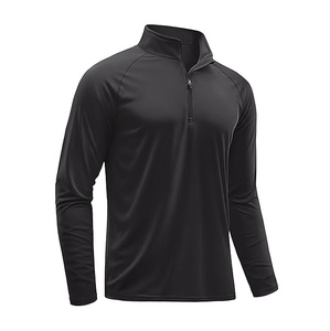 เสื้อวิ่งออกกำลังกายแขนยาวผู้ชาย UPF 50+ ซิป ¼ ตัว แห้งเร็ว ระบายอากาศดี ป้องกันแสงแดด เหมาะสำหรับกิจกรรมกลางแจ้ง - Product Image 4