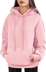 Nouveau Sweat à Capuche Unisexe Oversize 2026 – Couleur Unie, Coton Tricoté, Design Décontracté avec Poches, Coupe Classique pour l'Automne - Product Image 4