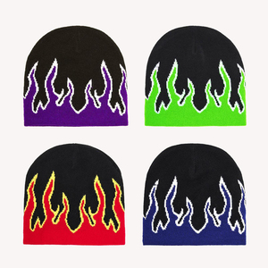 Bonnets personnalisés de qualité supérieure, unisexes, couleur unie, 100% acrylique, doux, chauds, respirants, avec logo, bonnets tricotés pour l'hiver - Product Image 3