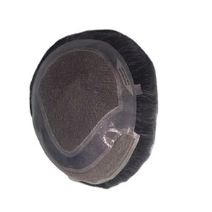 Taz Hair BD Prótesis Capilar de Cabello Humano Remy Indio con Onda Natural y Frente de Encaje, Calidad Premium - Product Image 1