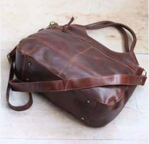 Sac à main pour femme en cuir souple, grande capacité, fermeture éclair, style tendance, sac bandoulière, sac hobo, sac tote, prix de gros - Product Image 6