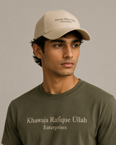หมวกเบสบอล Khawaja Rafique Ullah Enterprises แบบ 6 แผง ปรับขนาดได้ ผ้าฝ้าย ปักโลโก้ด้านหน้า สำหรับทุกเพศ สวมใส่สบาย - Product Image 6