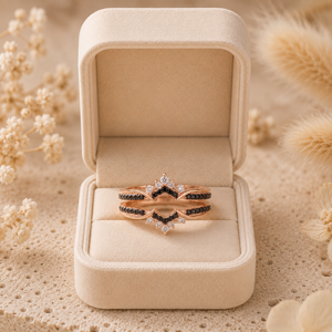 Wholesale Custom Rose Gold Moissanite Diamond <b>Ring</b> Guard Wrap <b>Crown</b> Design OEM ODM Fine Jewelry - Product Image 4