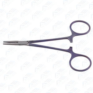 Instrumentos quirúrgicos delicados y suaves de 5 pulgadas, acero inoxidable, titanio de alta calidad, soporte de aguja Halsey, Tc dentado - Product Image 6