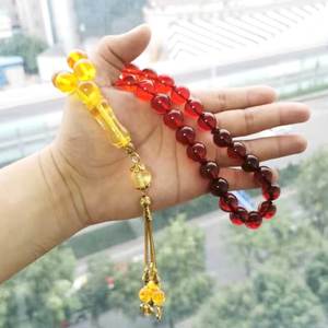 Tasbih de prière en résine écologique fait main, style moderne et luxueux, bijou de comptage musulman de haute qualité - Product Image 3