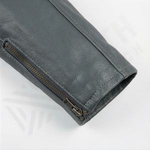 Veste en cuir pour moto NAI 0412C, veste de motard pour homme, veste de moto tendance, équipement de protection pour la conduite, vêtements de tourisme durables, nouveauté - Product Image 4