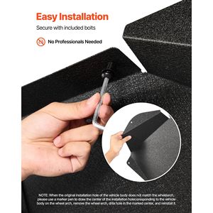 Parafanghi Interni Anteriori in Acciaio per Jeep JK/JKU 2/4 Porte 2007-2018, Parafanghi Compatibili con Jeep, Stile Bolt-On - Product Image 5